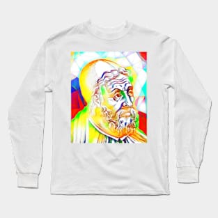 Ptolemy Colourful Portrait | Ptolemy Artwork 11 Long Sleeve T-Shirt